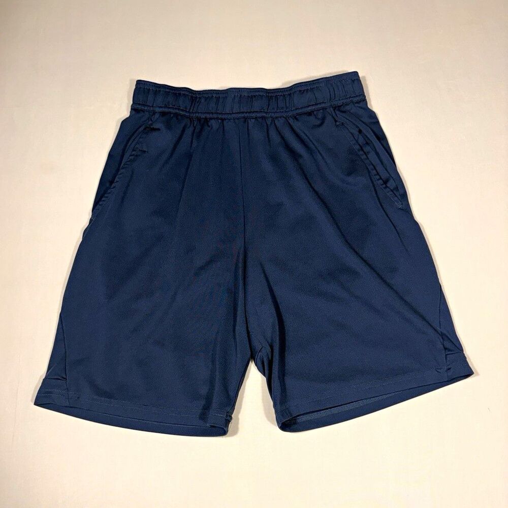 All in Motion Men's Blue Mesh Athletic Shorts Pockets Size S